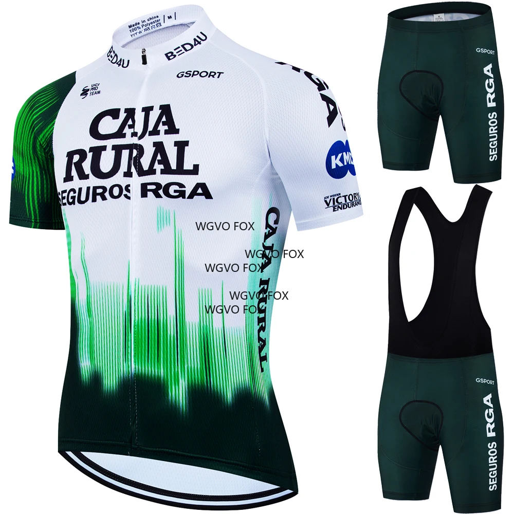 Mountain Biking Jerseys Men - Cycling Mtb Uniform Man CAJA RURAL