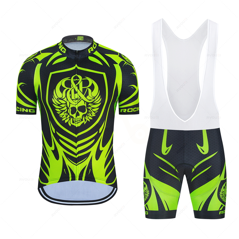 Mountain Biking Jerseys Men - Rock Racing 2023 Summer Cycling Jersey
