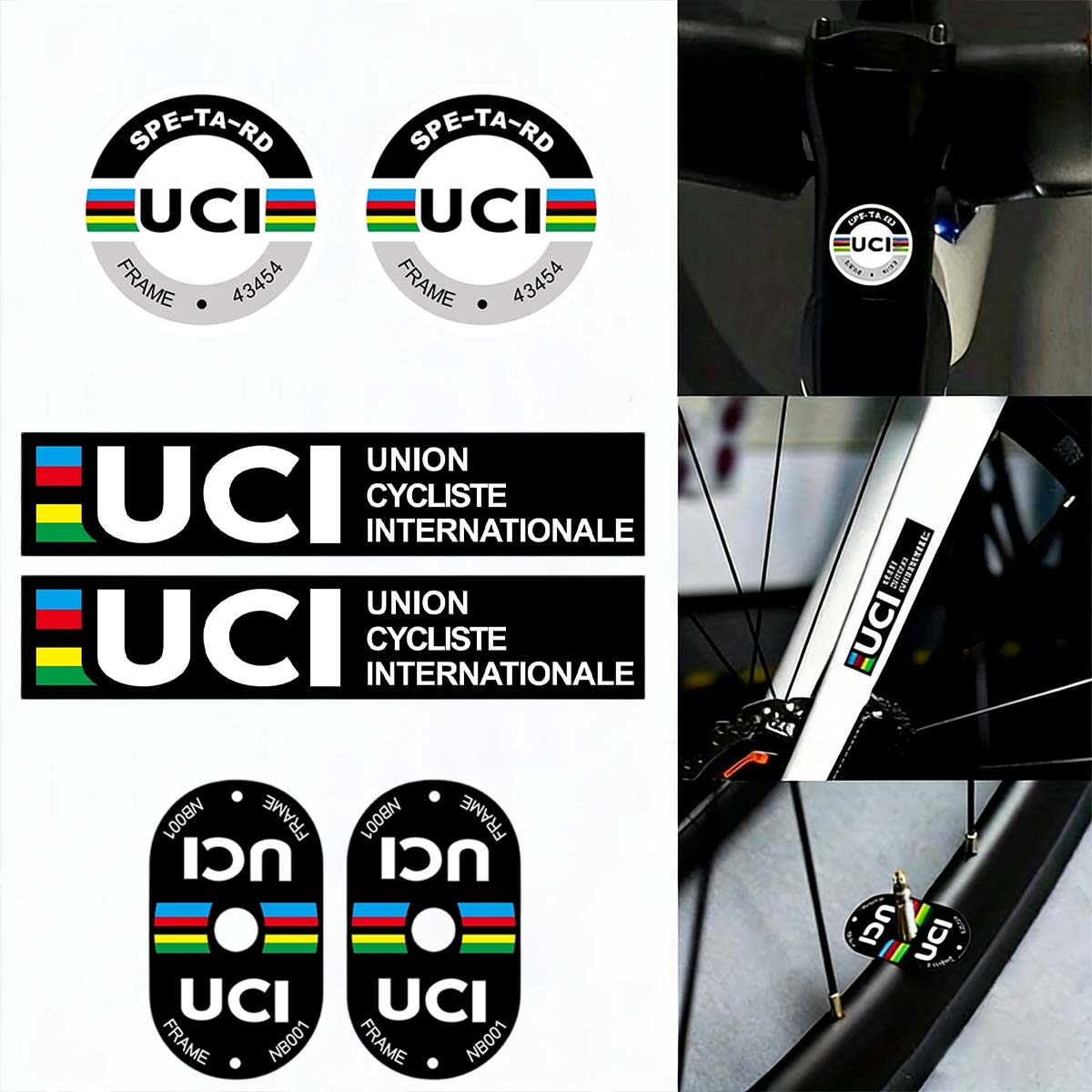 UCI Cycling Frame Stickers Dur - مراجعة Mountain Biking Helmet وسعره
