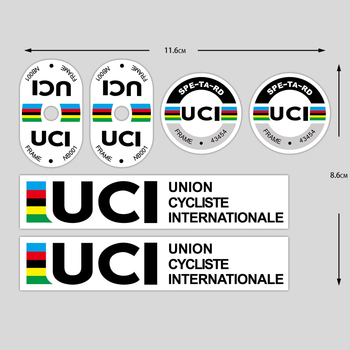 UCI Cycling Frame Stickers Dur - مراجعة Mountain Biking Helmet وسعره