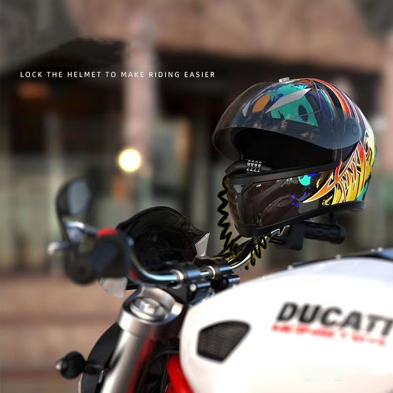 Portable Password Wire Anti-Th - مراجعة Mountain Biking Helmet وسعره