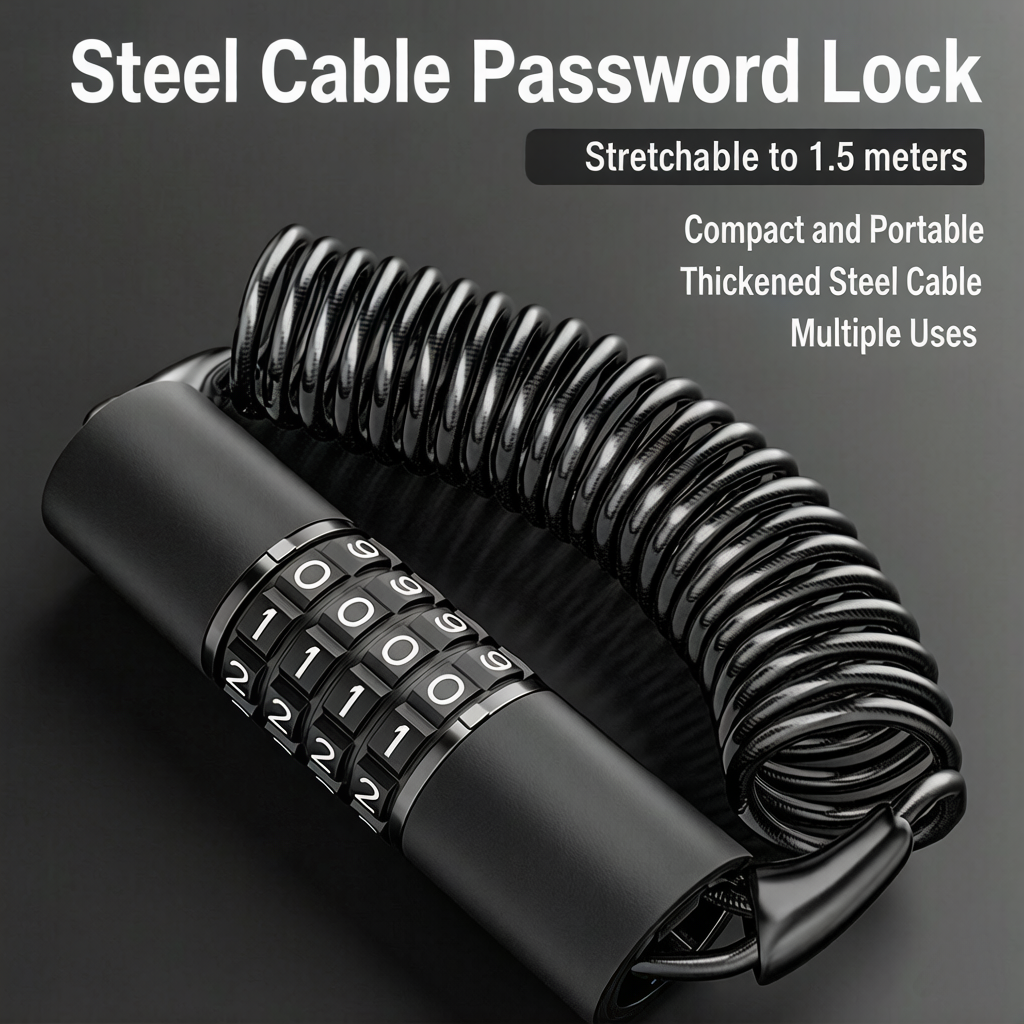 Steel Cable Helmet Lock for Bi - مراجعة Mountain Biking Helmet وسعره