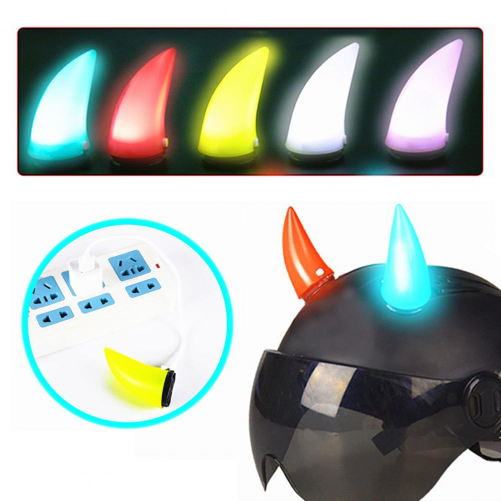 Motorcycle Helmet Devil Horns  - مراجعة Mountain Biking Helmet وسعره
