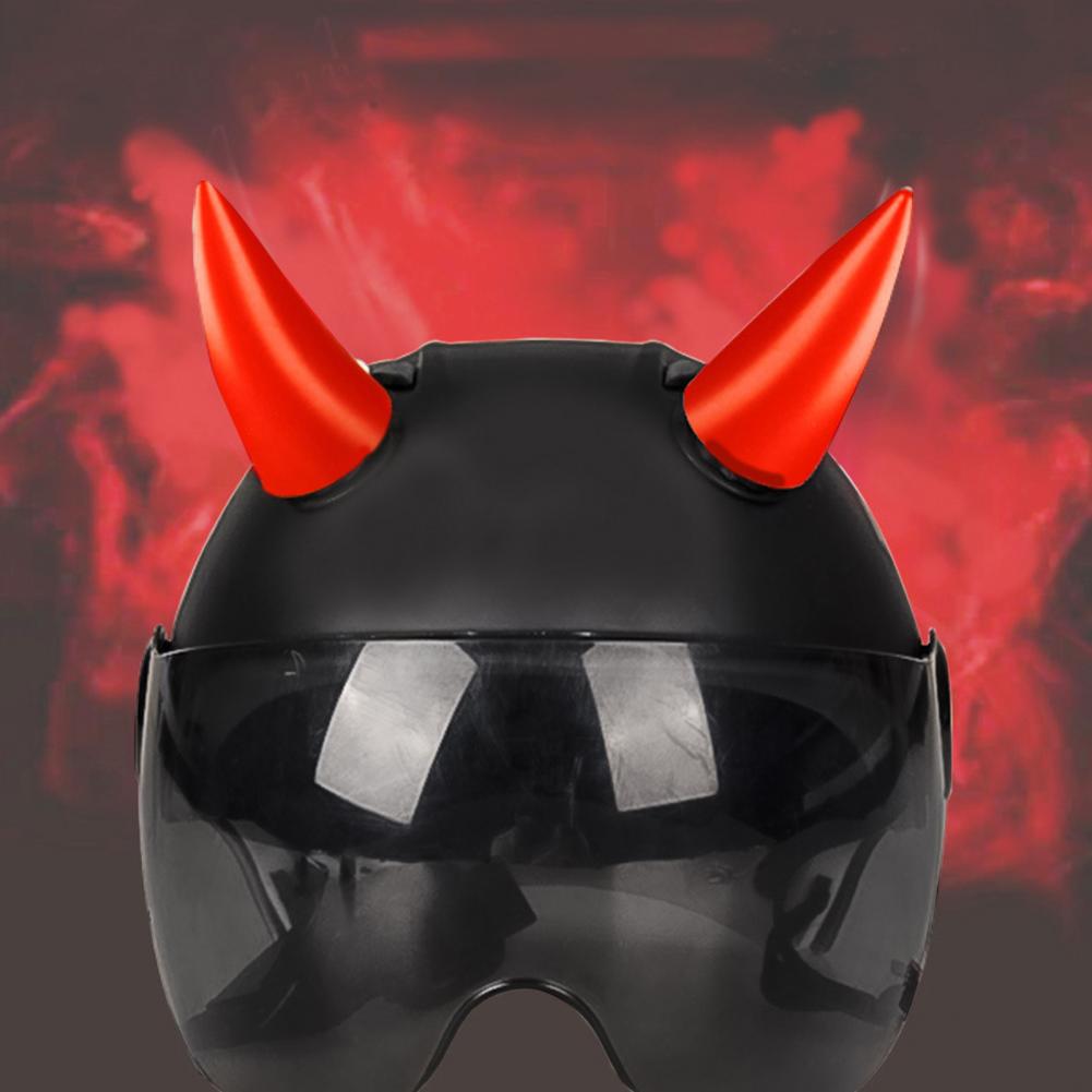Motorcycle Helmet Devil Horns  - مراجعة Mountain Biking Helmet وسعره
