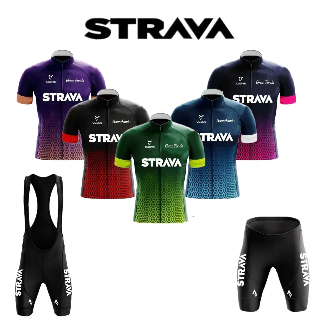 Strava Jersey Set Men's Bib Sh - مراجعة Mountain Biking Jerseys Men وسعره