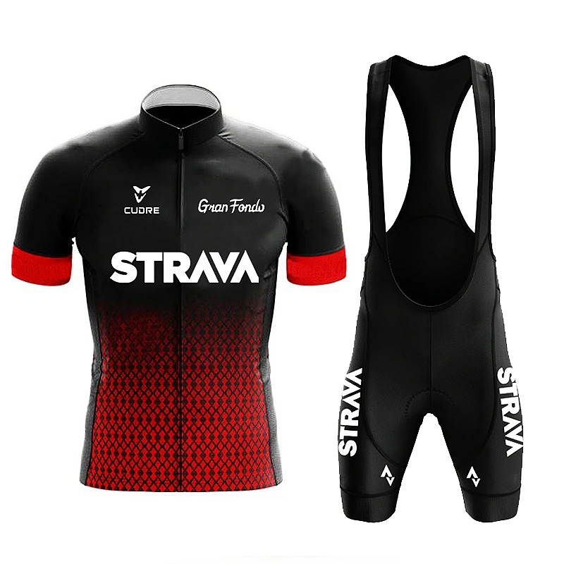 Strava Jersey Set Men's Bib Sh - مراجعة Mountain Biking Jerseys Men وسعره