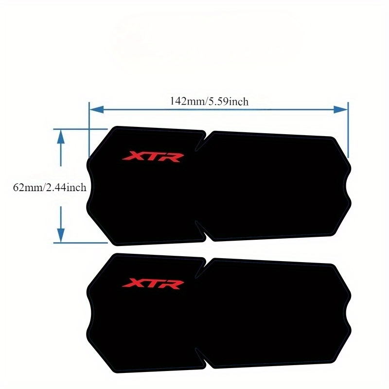 2D Flat Sticker 2pcs/XTR-M9100 - مراجعة Mountain Biking Helmet وسعره