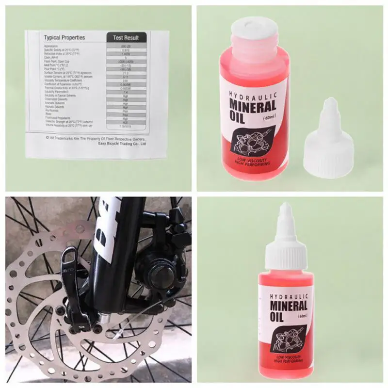 60ml Bicycle Brake Mineral Oil - مراجعة Hydraulic Brake Bleed وسعره