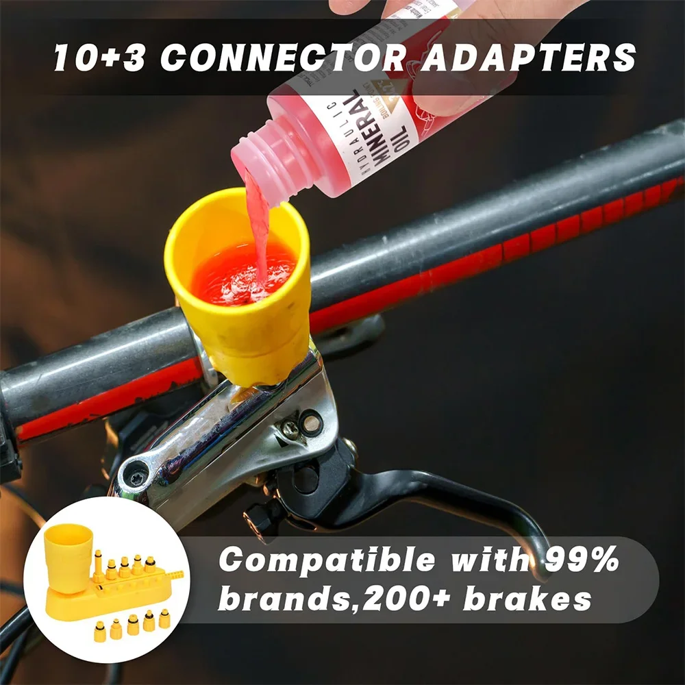 Bicycle Brake Mineral Oil ，Bic - مراجعة Hydraulic Brake Bleed وسعره