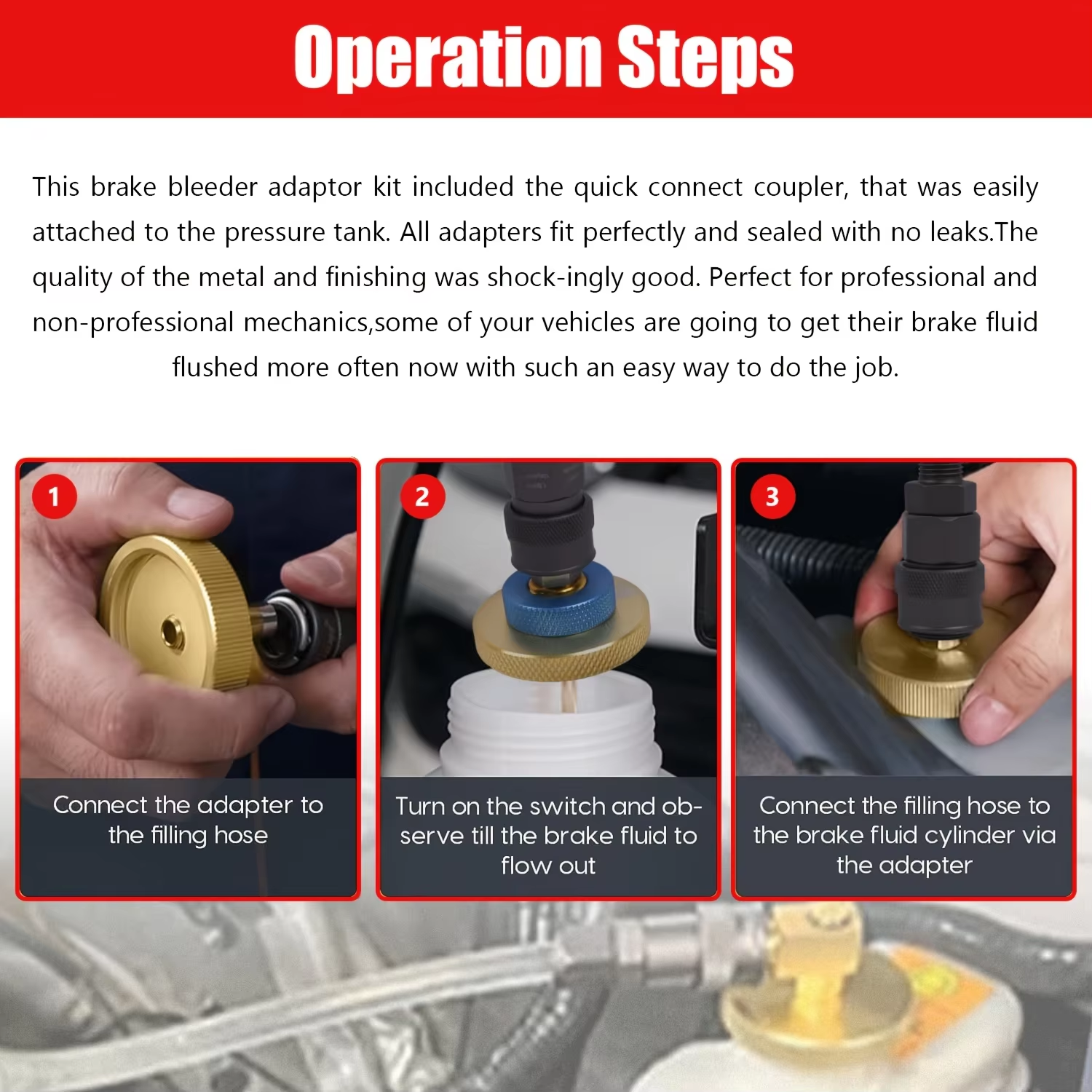 17-Piece Brake Fluid Bleeder A - مراجعة Hydraulic Brake Bleed وسعره