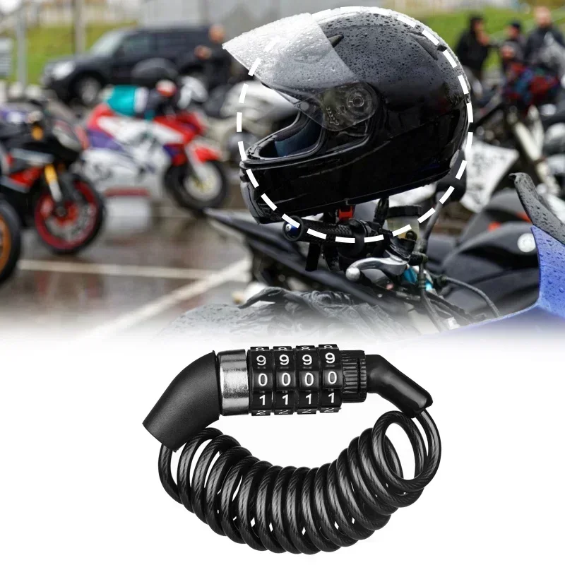 4-digit password anti-theft co - مراجعة Mountain Biking Helmet وسعره