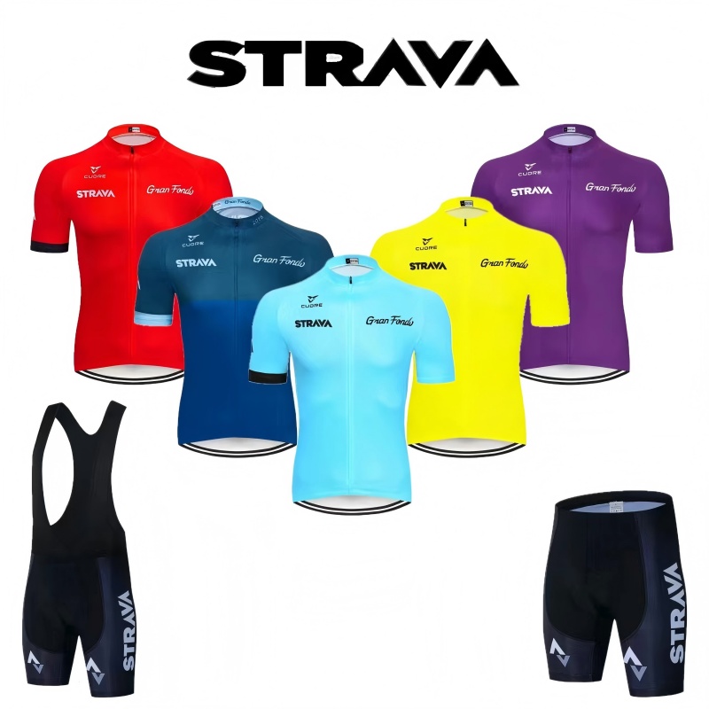 STRAVA Cycling Sets Cycling Cl - مراجعة Mountain Biking Jerseys Men وسعره